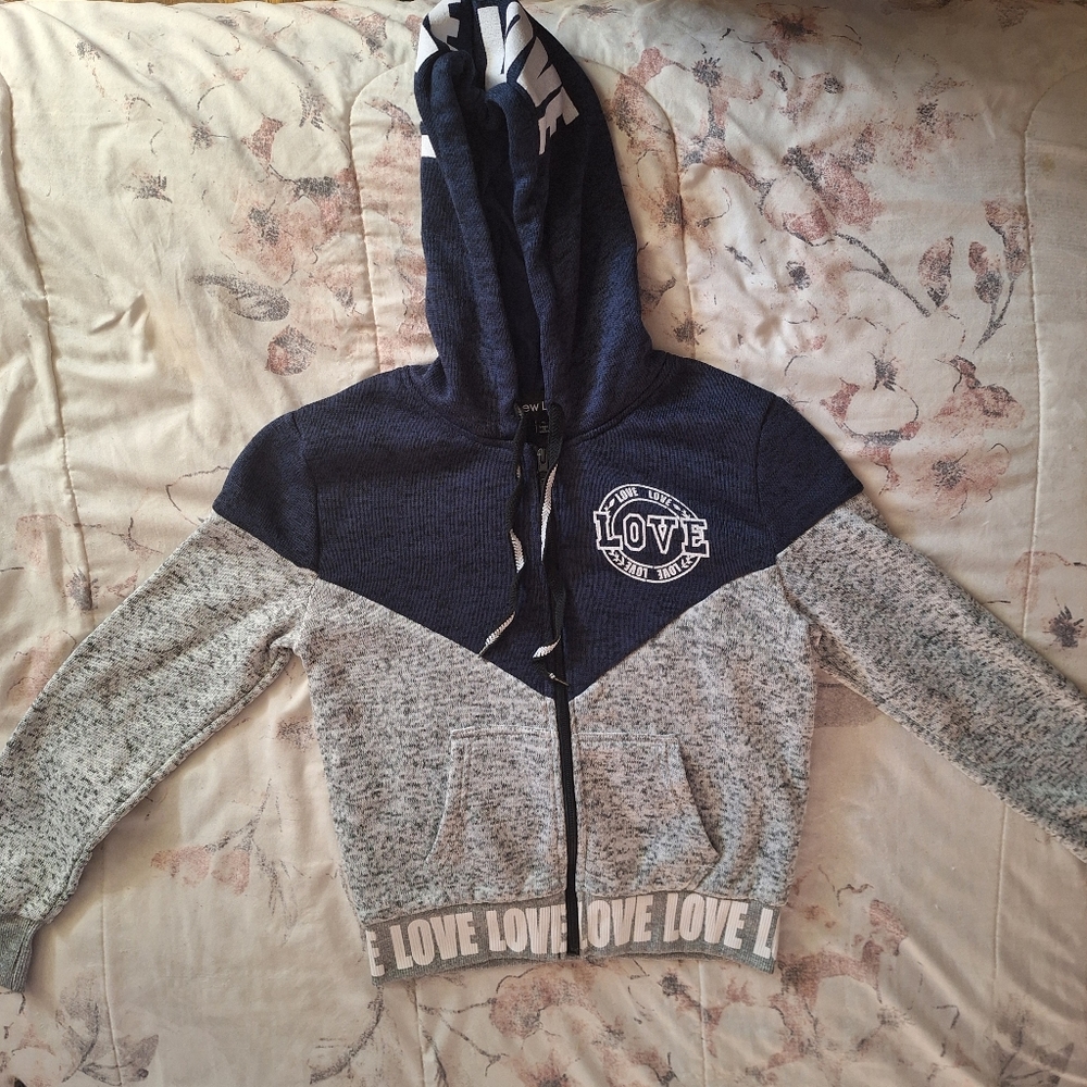 New Look| Women's Blue & Gray Jacket Size M